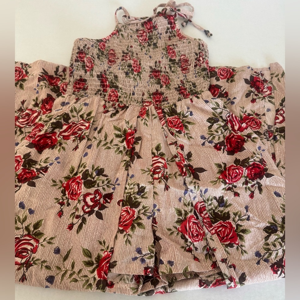 Floral Halter romper Dress - Picture 10 of 13
